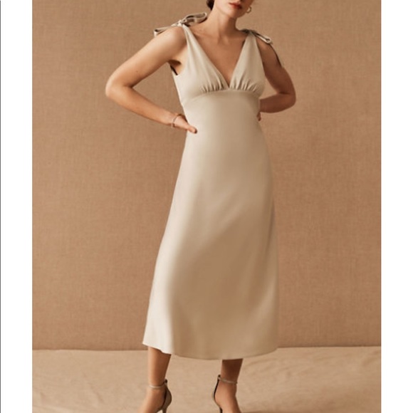 BHLDN Hudson Satin Dress - Picture 1 of 4
